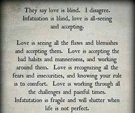 they say love is blind