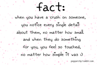 When you have a crush on someone