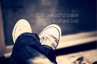 Find beautiful place and get lost
