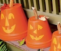 Flower Pot Pumpkins