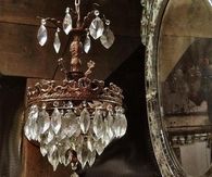 Antique Crystal Chandelier