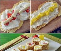 Waffle Sushi Breakfast Rolls