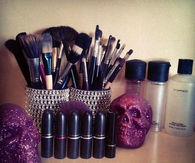 Makeup brush cans
