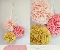 Pom Pom Lantern Balls