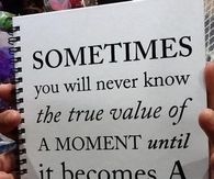 True value of a moment