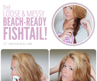 DIY Loose and Messy Fish Tail
