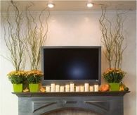 Fall Fireplace