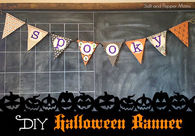 DIY Halloween Banner