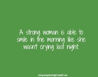 A strong woman