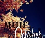 Welcome October