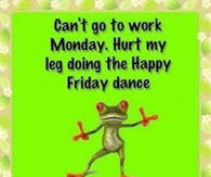 can't go to work Monday