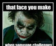 face you make