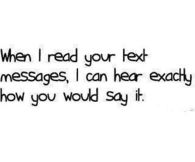 Only if you know me