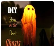 DIY Glow in the Dark Ghosts