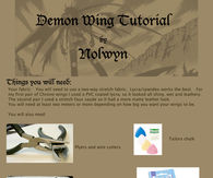 Demon Wings Tutorial