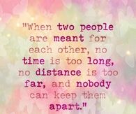 when two people are meant to be