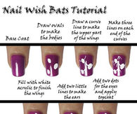 DIY Bat Nails