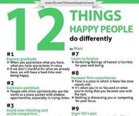  things happy people do