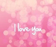 I love you