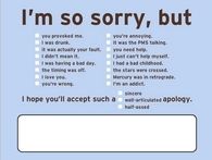 I'm so sorry, but....