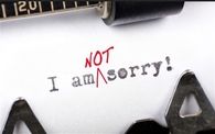 I am NOT sorry!