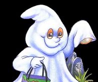 Cute Ghost Trick or Treater