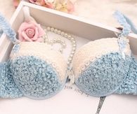 Pretty Blue & White Lingerie