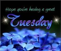 Hope your having a great Tuesday