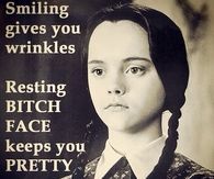 resting bitch face