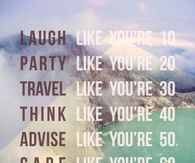 laugh party travel think advise care love