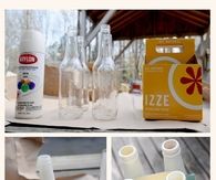DIY Spray Painted Bottle Craft