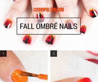 DIY Fall Ombre Nails
