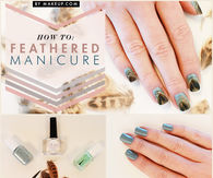 DIY Feathered Manicure