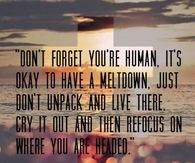 Don't forget you're human
