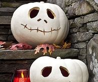 Ghostly White Pumpkins