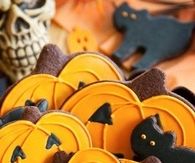 Pumpkin, Ghosts & Black Cat Cookies