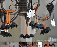 How To Make Halloween Bats From Egg Cartons