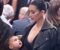 Kim Kardashian and North West