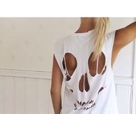 White Skull Shirt