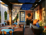 Colorful Covered Patio