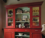 European Red Country Hutch