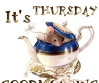 It's Thursday Good Morning!