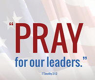 Pray for our leaders