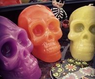 Candle Skulls