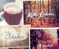 Hello October Collage