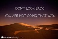 Dont look back