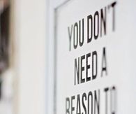 You dont need a reason to help people