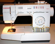 Sewing machine pin cushion