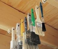 Paintbrush storage