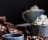 Salted caramel mocha and nutella brownies